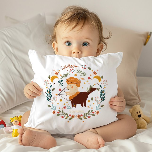 Sagittarius Baby – Nursery  Throw Pillow (Creator Uploaded)