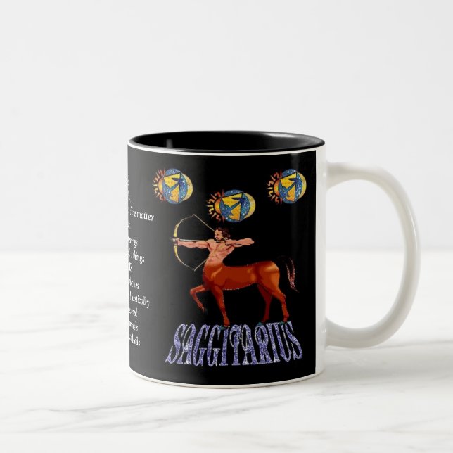 Sagittarius Birth Sign Zodiac Mug (Right)