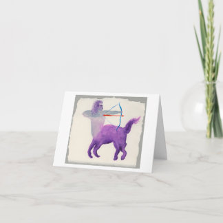 Sagittarius Birthday Card