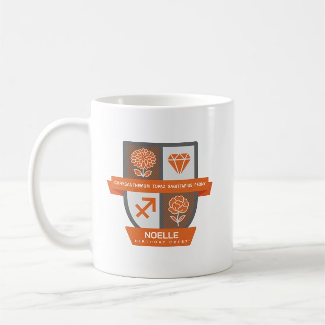 Sagittarius Birthday Crest™ for November 22-30 Mug (Left)