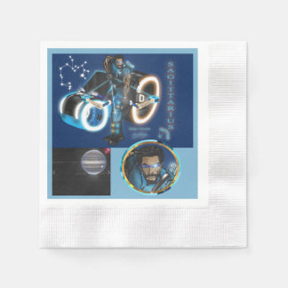 Sagittarius birthday party favour Table Napkins. Napkin