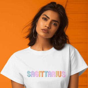 Sagittarius birthdays astrology typography trendy T-Shirt