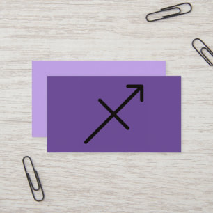 Sagittarius Business Card