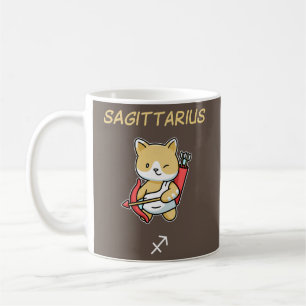 Sagittarius Cat Zodiac Astrology Horoscope Cat Coffee Mug