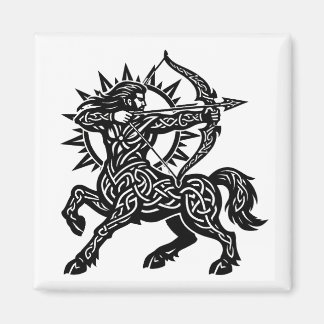 Sagittarius Centaur Archer — Mythic Zodiac Inkwork Magnet