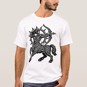 Sagittarius Centaur Archer — Mythic Zodiac Inkwork T-Shirt