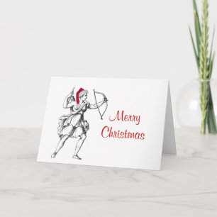 Sagittarius Christmas Card
