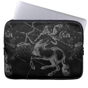 Sagittarius Constellation Classy Hevelius Engaving Laptop Sleeve