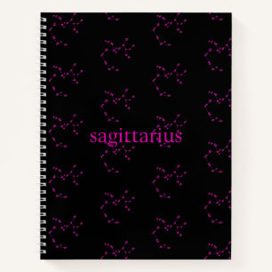 Sagittarius Constellation Hardcover Sketchbook Notebook