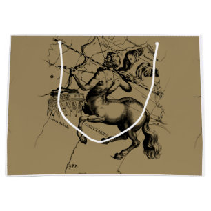 Sagittarius Constellation Hevelius1690 Nov22-Dec21 Large Gift Bag
