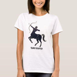 Sagittarius Constellation Line Art – Cosmic Zodiac T-Shirt