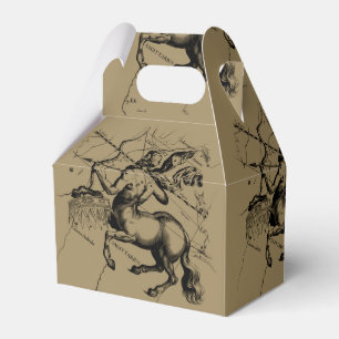 Sagittarius Constellation Map Hevelius 1690 Favor Box