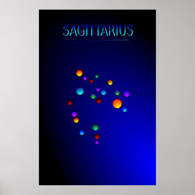 Sagittarius Constellation Poster (Front)