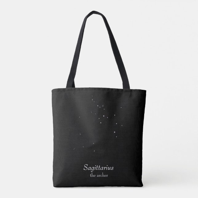 Sagittarius Constellation Tote Bag (Back)