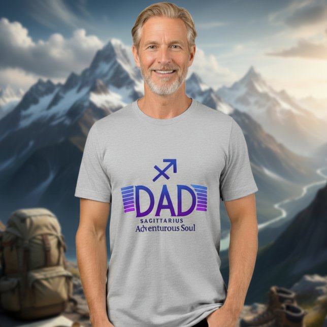  Sagittarius Dad -  funny Tri-Blend Shirt (Creator Uploaded)