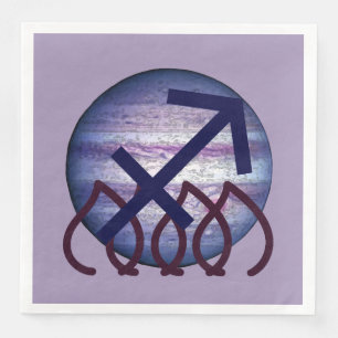 Sagittarius Dinner Napkin