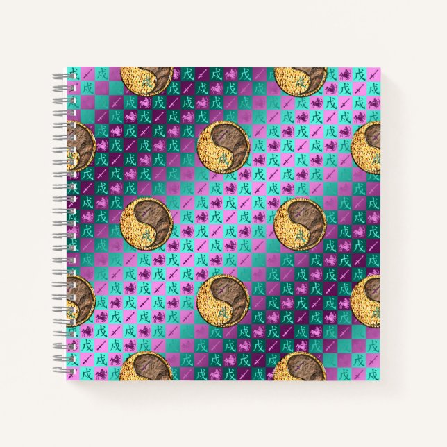 Sagittarius & Earth Dog Notebook (Front)