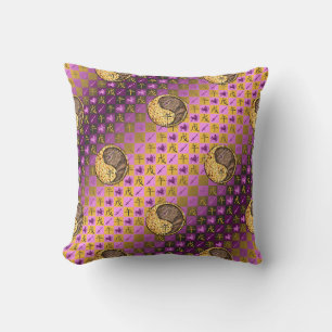 Sagittarius & Earth Horse Throw Pillow