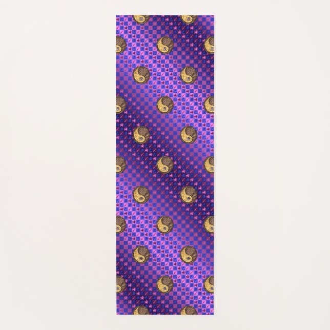 Sagittarius & Earth Ox Yoga Mat (Front)
