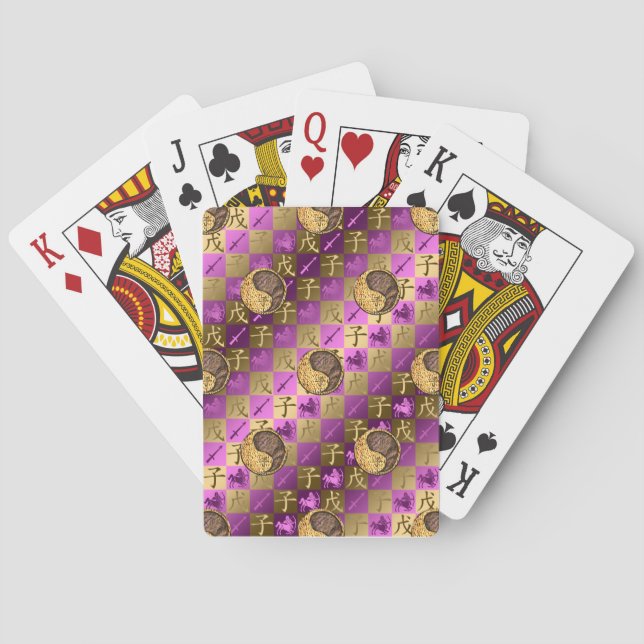 Sagittarius & Earth Rat Playing Cards (Back)