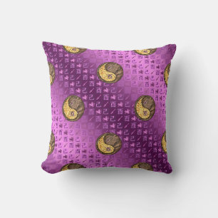 Sagittarius & Earth Rooster Throw Pillow