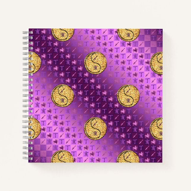 Sagittarius & Fire Boar Notebook (Front)