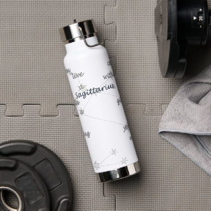 Sagittarius Fun Inspiring Daily Use & Custom Gift Water Bottle