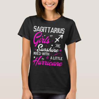 Sagittarius Girl. Funny Aquarius Zodiac Astrology T-Shirt