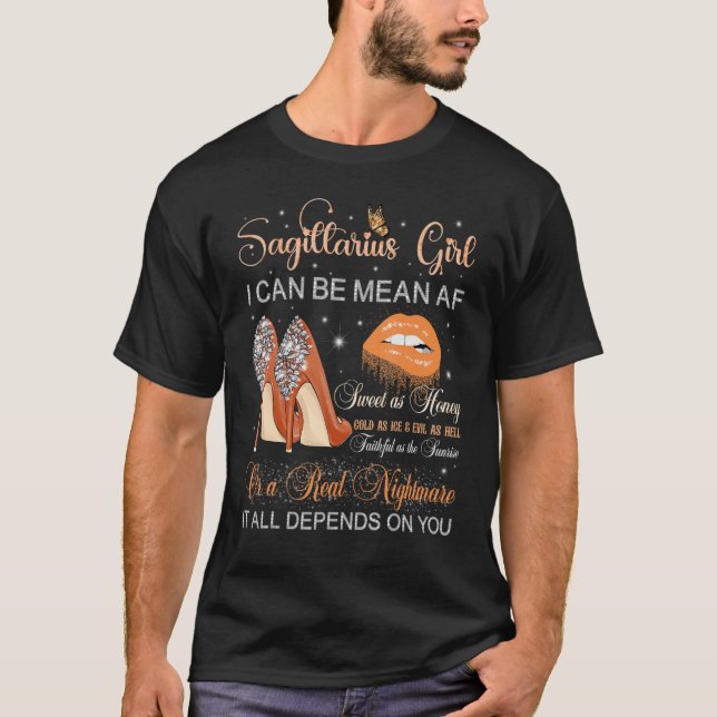 Sagittarius Girl Zodiac Anniversaire talons hauts  (Devant)