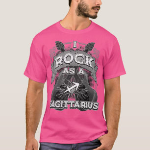 Sagittarius Guitar I Rock As A Sagittarius Zodiac T-Shirt