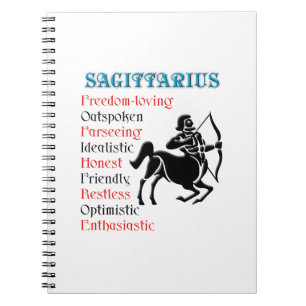Sagittarius Horoscope Zodiac Sign Notebook