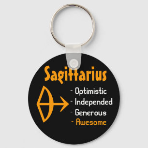Sagittarius Keychain