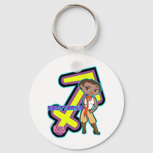 Sagittarius Keychain (Front)