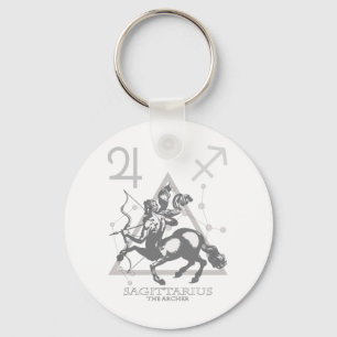 Sagittarius Keychain
