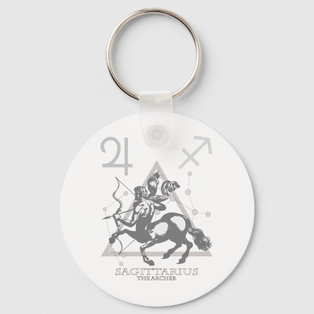 Sagittarius Keychain (Front)