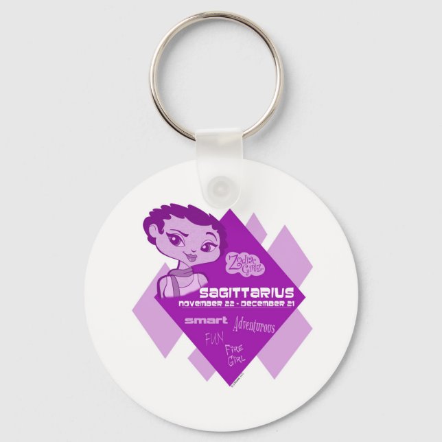 Sagittarius Keychain (Front)