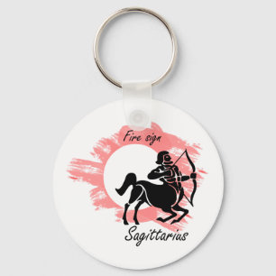 Sagittarius Keychain