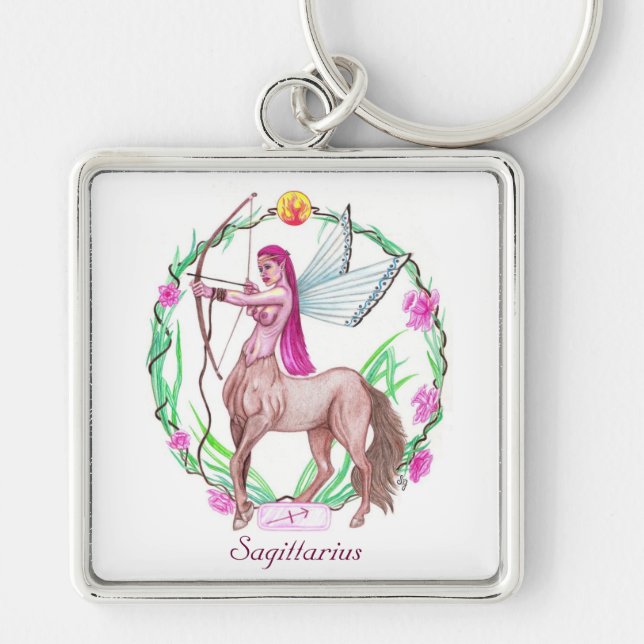 Sagittarius Keychain (Front)