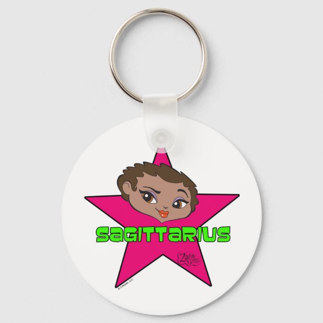 Sagittarius Keychain (Front)