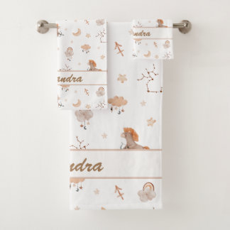 Sagittarius Kid | Cute & Cozy for Little Archers Bath Towel Set