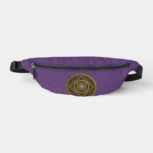 Sagittarius Mandala Fanny Pack (Front)