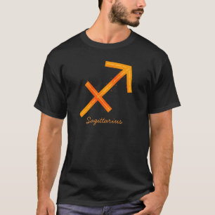 Sagittarius Mens Shirt- Black T-Shirt