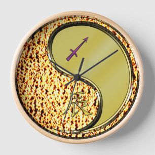 Sagittarius & Metal Dragon Clock