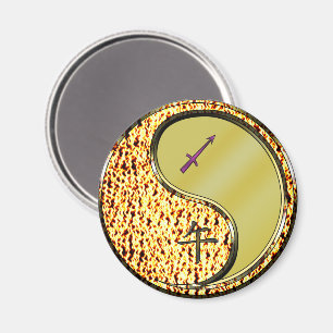 Sagittarius & Metal Horse Magnet