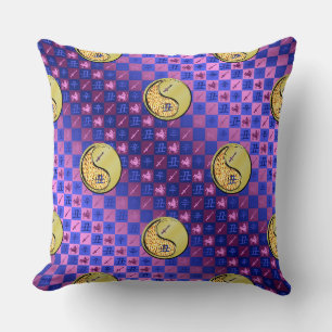 Sagittarius & Metal Ox Throw Pillow