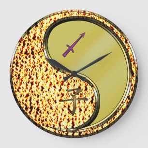 Sagittarius & Metal Rat Large Clock