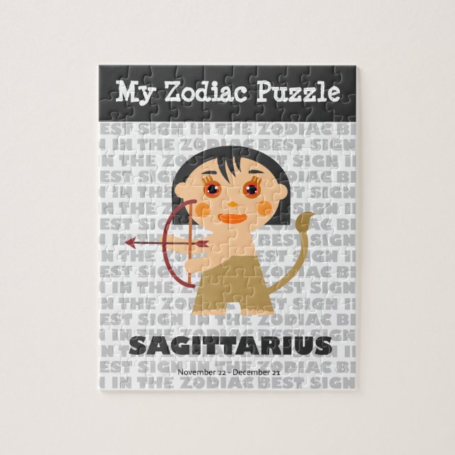 Sagittarius, My Zodiac Puzzle (Vertical)