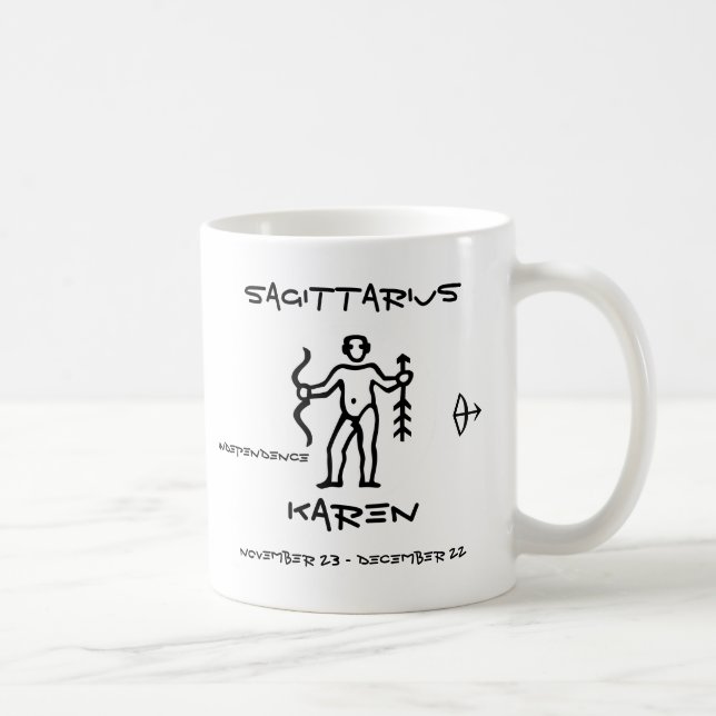 Sagittarius Personalized Coffee Mug (Right)