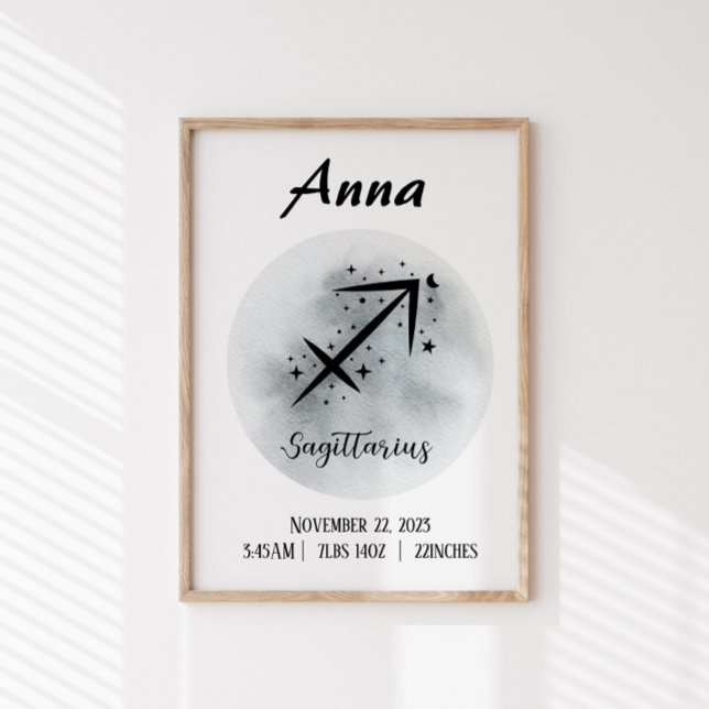 Sagittarius Personalized Zodiac Custom name Poster (Creator Uploaded)