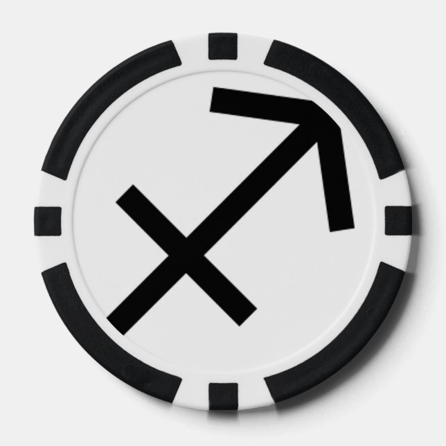 Sagittarius Poker Chips (Front)